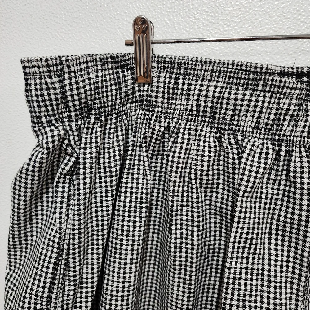 CHEF WORKS Chef Pants Mens Size 4XL Black/White Gingham Check NWT
